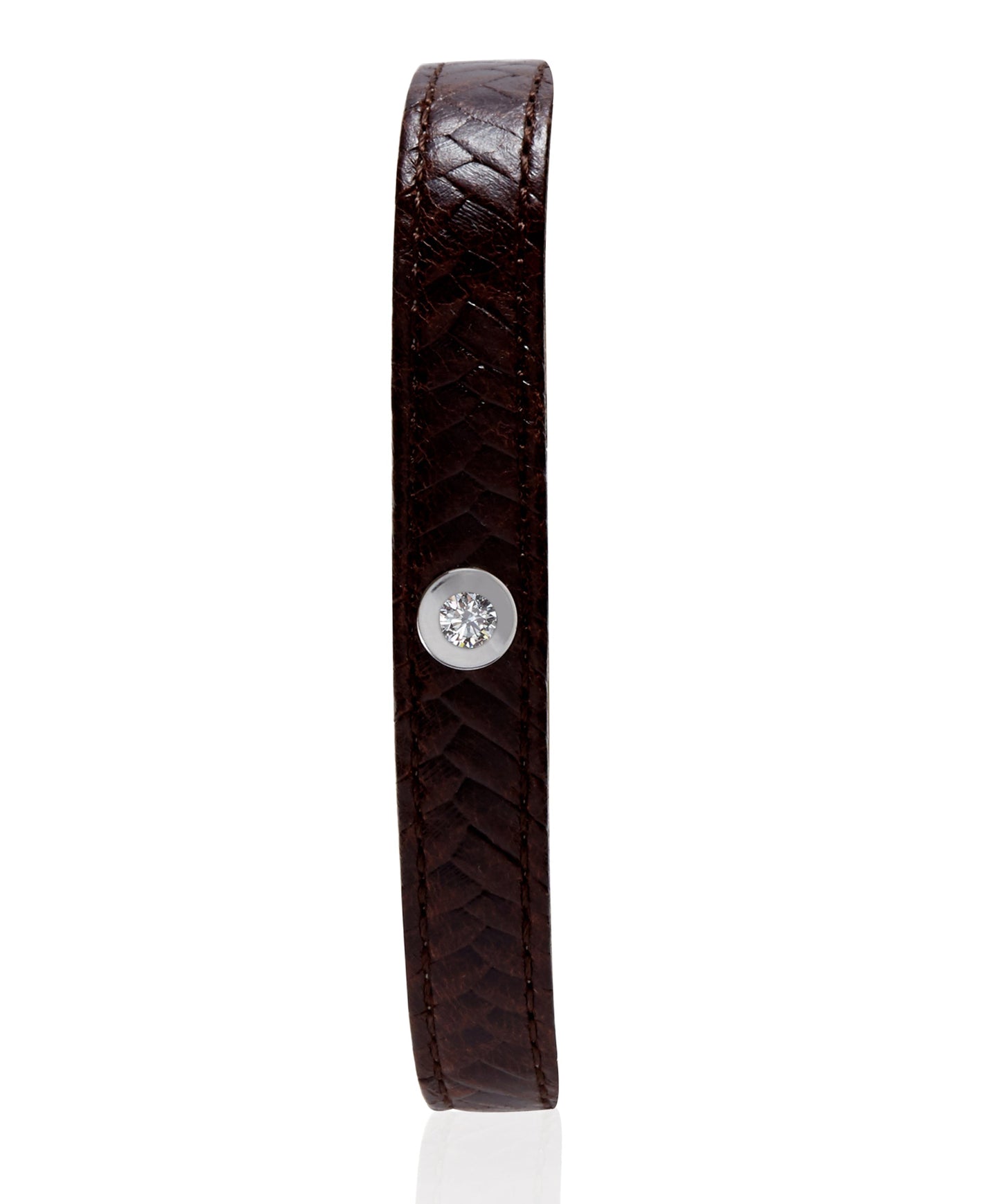 Masaor Diamond Bracelet – Brown Patterned, 25 Points