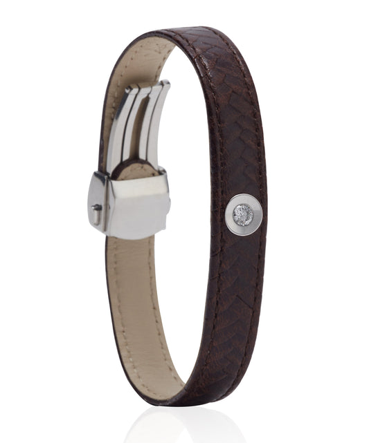 Masaor Diamond Bracelet – Brown Patterned, 25 Points